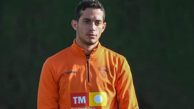 Marcone, brújula del centro del campo del Elche, se perderá el encuentro por sanción. (www.elchecf.es)