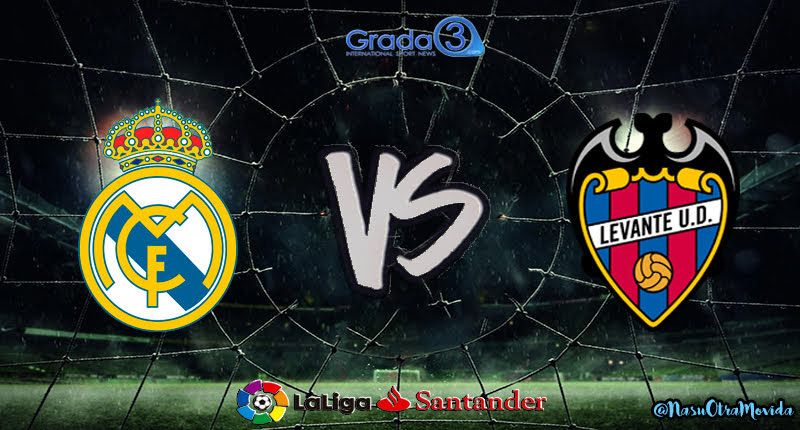 Fotomontaje del partido que disputarán Real Madrid Club de Fútbol y Levante Unión Deportiva. Foto: Grada3.com (Twitter: @NasuOtraMovida).