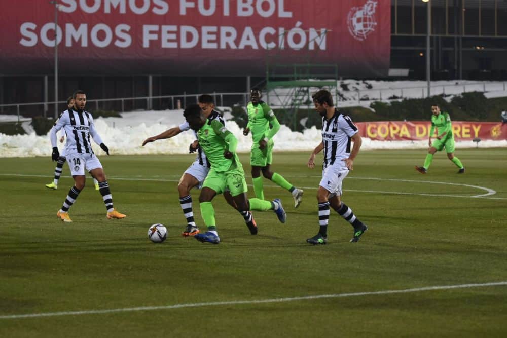 Lance del Fuenlabrada - Levante de Copa