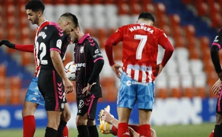 Cristian Herrera en un partido contra el CD Tenerife