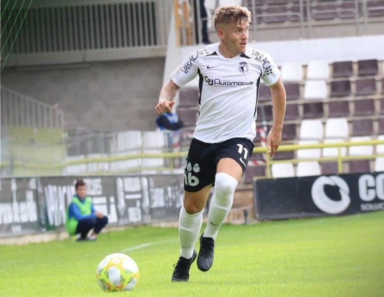 Juanma en el Burgos CF a 2019