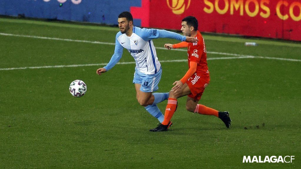 Lance del Málaga - Oviedo de Copa del Rey