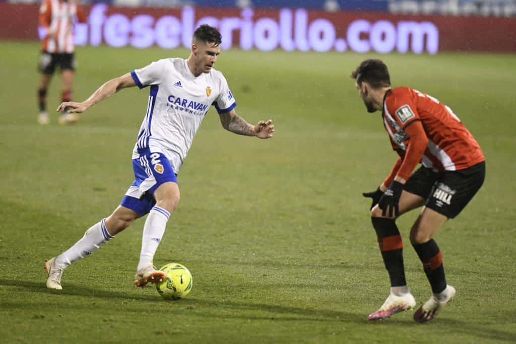 Vigaray en el Real Zaragoza - UD Logroñés (Foto: Real Zaragoza)