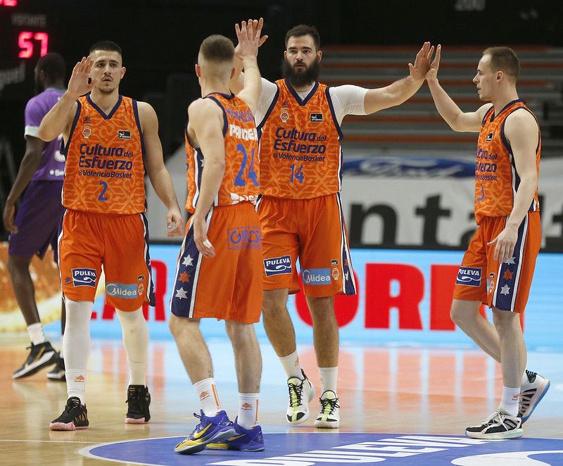 El equipo de Jaume Ponsarnau cierra una semana con buenas sensaciones. Fuente: Valencia Basket (M.A, Polo).