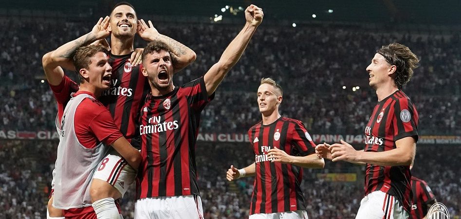 Estrella Roja-Milan: El conjunto 'rossonero' vuelve a pisar fases eliminatorias europeas desde la Europa League 17-18. Fuente: (SoyCalcio_)