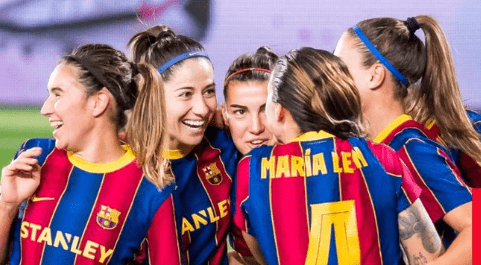Foto del Twitter del FC Barcelona femení