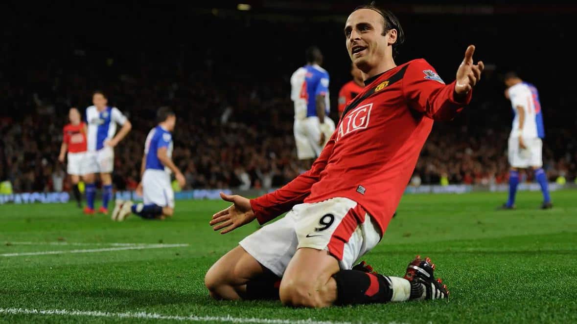 Berbatov en su época en el Manchester United