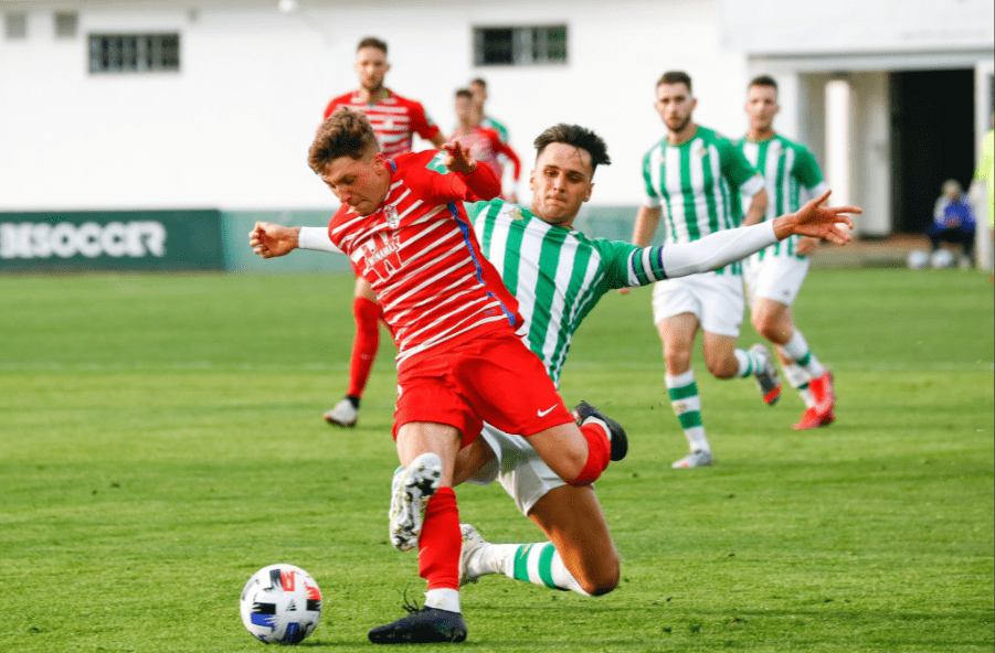 El Recreativo Granada consiguió ganar por primera vez desde el 13 de diciembre. Fuente: @CanteraNazari