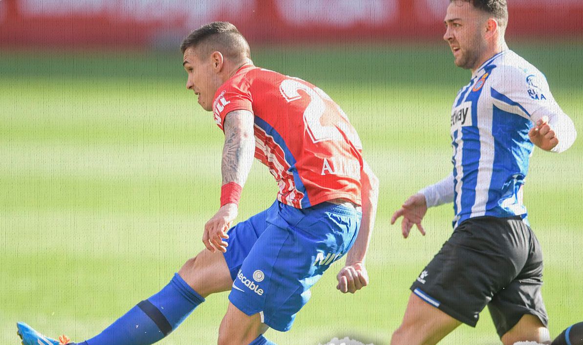 Momento del gol de Djuka ante el Espanyol