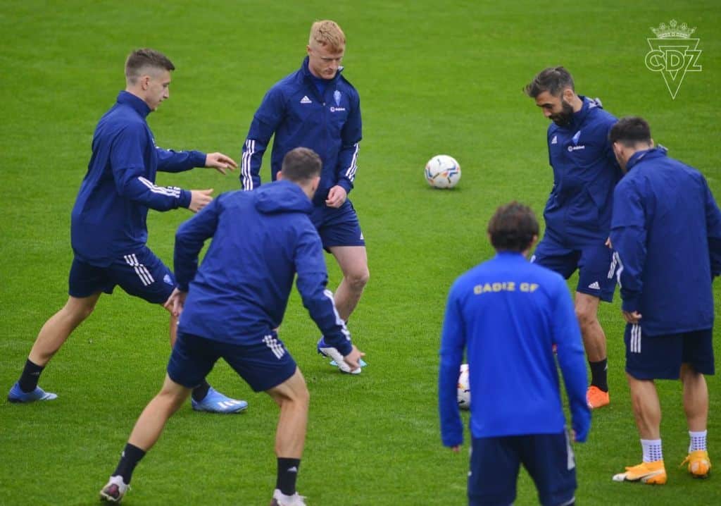 Entrenamiento del Cádiz. Viernes 5 de febrero