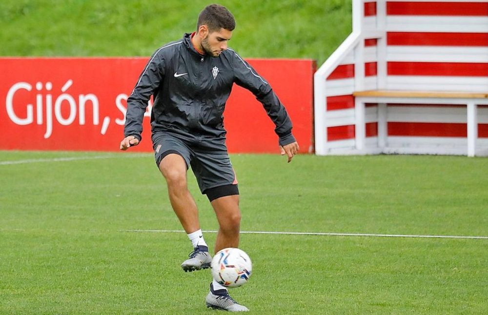 Mateo Arellano en un entrenamiento