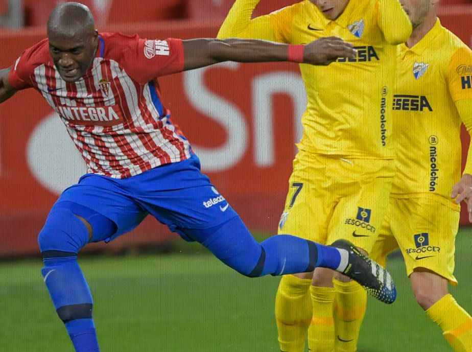 Babin en un Sporting-Málaga