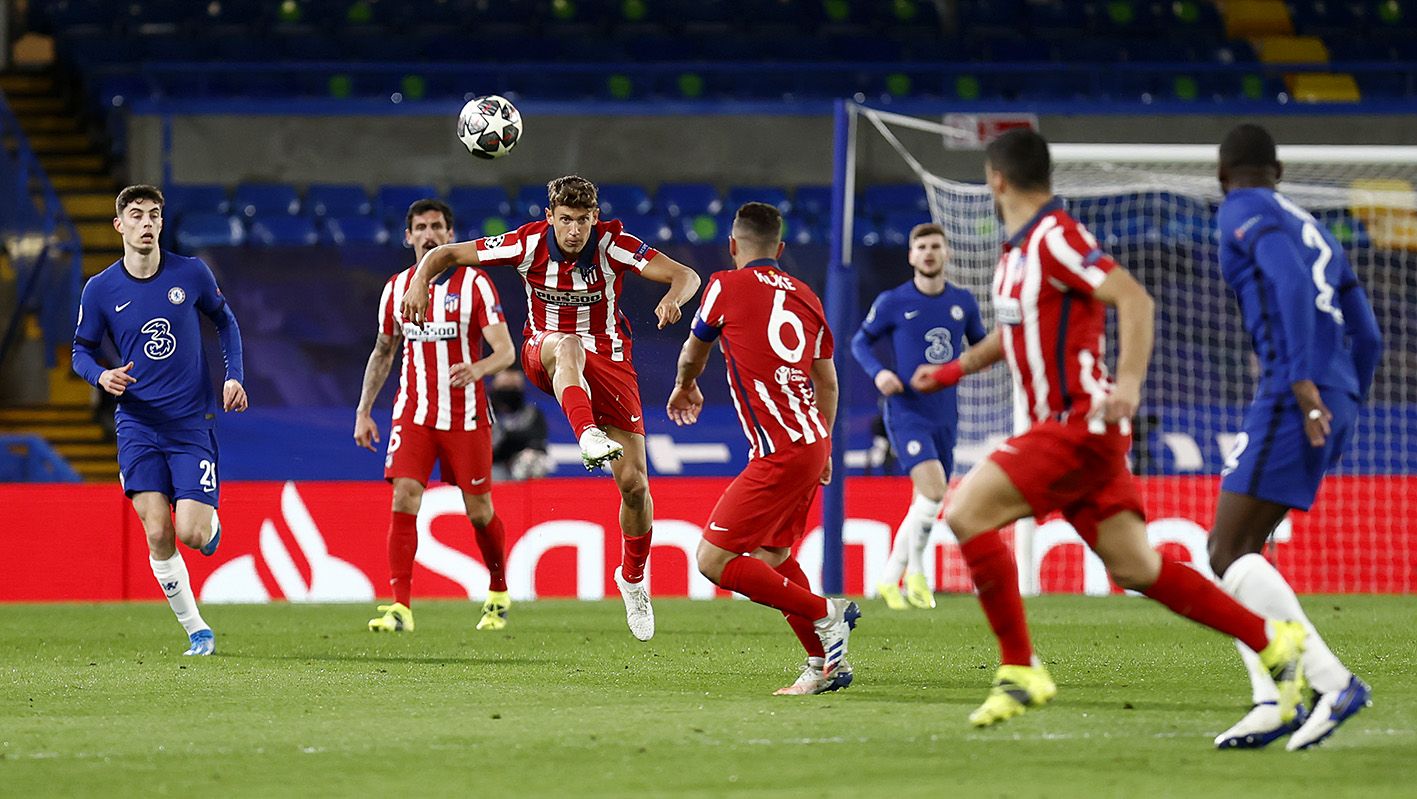 El Atlético no pudo lograr la remontada en territorio británico. Fuente: https://twitter.com/Atleti