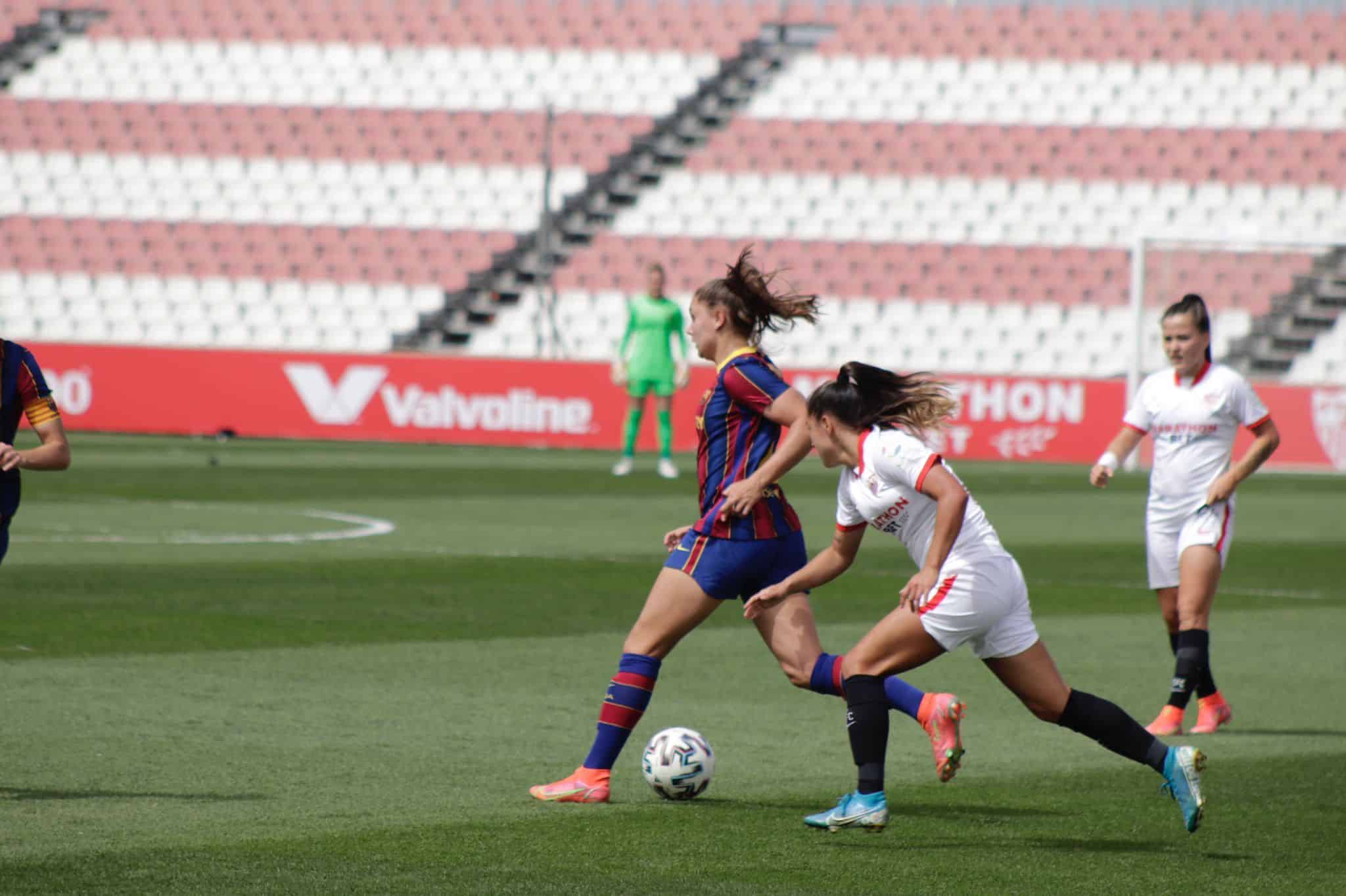 Imagen de un lance del juego. Fuente: https://twitter.com/FCBfemeni