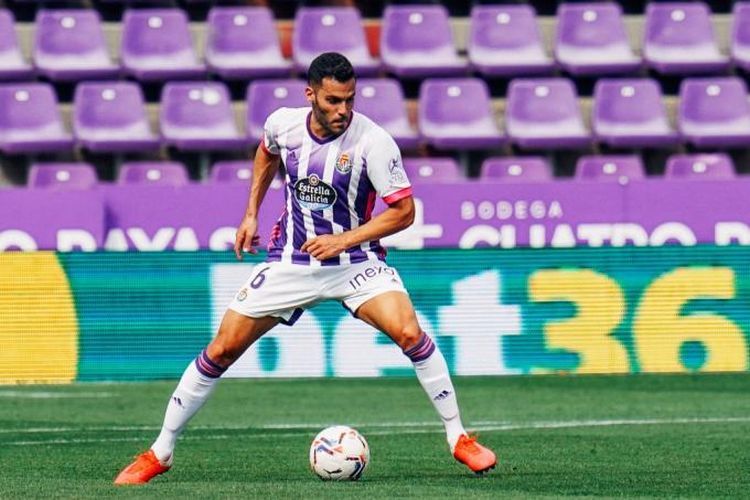 Bruno González con el Real Valladolid