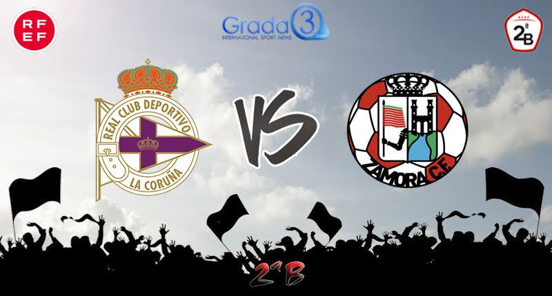 Deportivo-Zamora, domingo a las 12:00