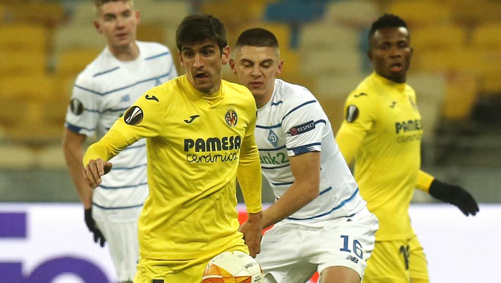 Lance del encuentro entre el Dinamo de Kiev y Villarreal