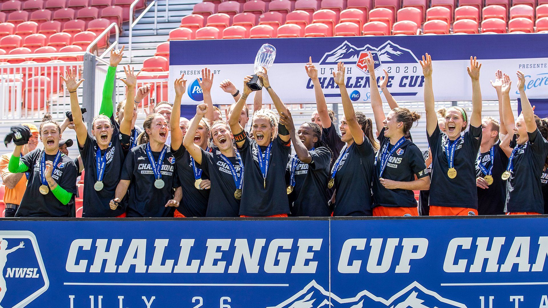Foto tomada durante la final de la Challenge Cup 2020 y compartida en las redes sociales del equipo / https://twitter.com/HoustonDash/media