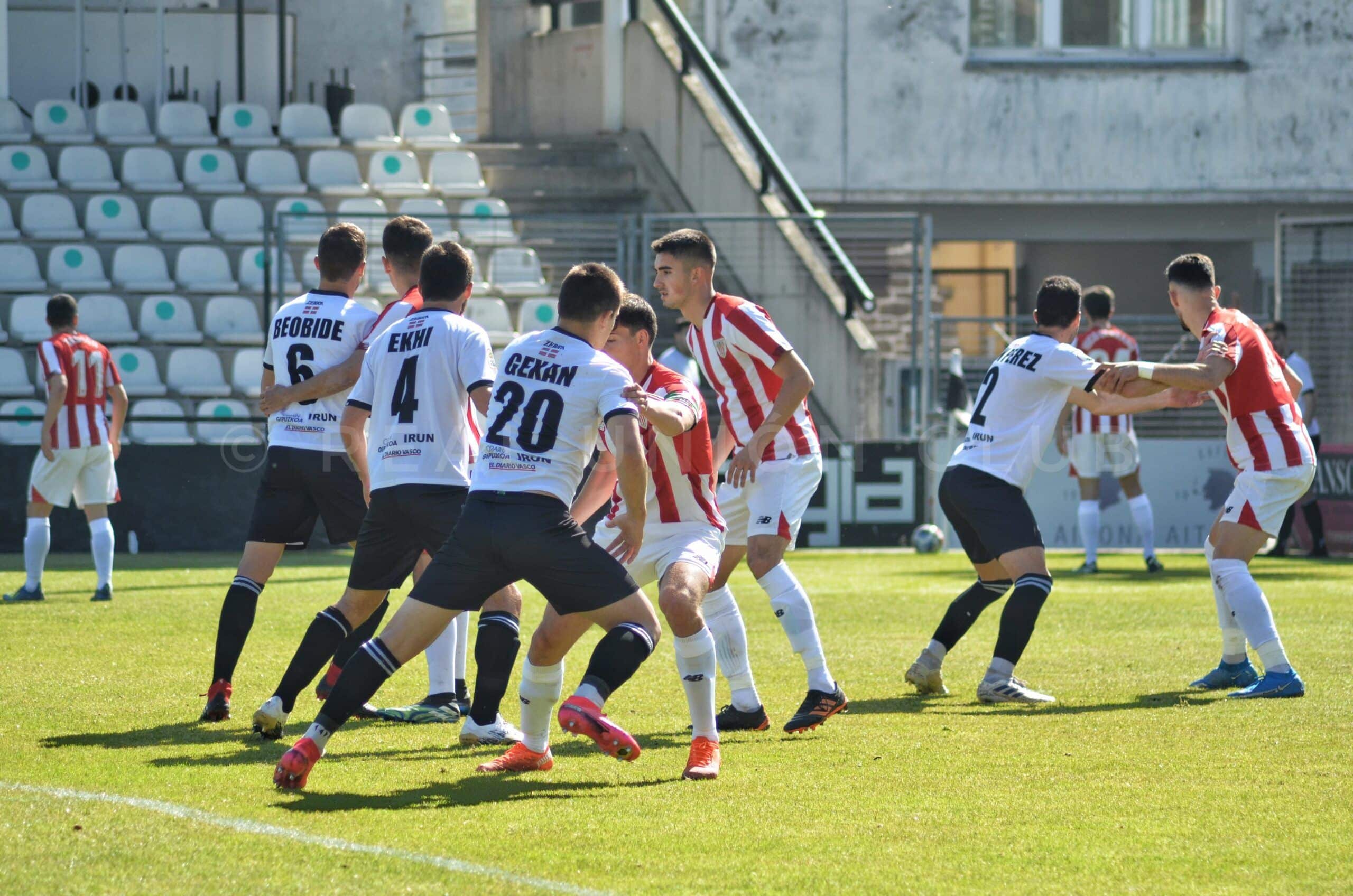 Lance del Real Unión - Bilbao Athletic