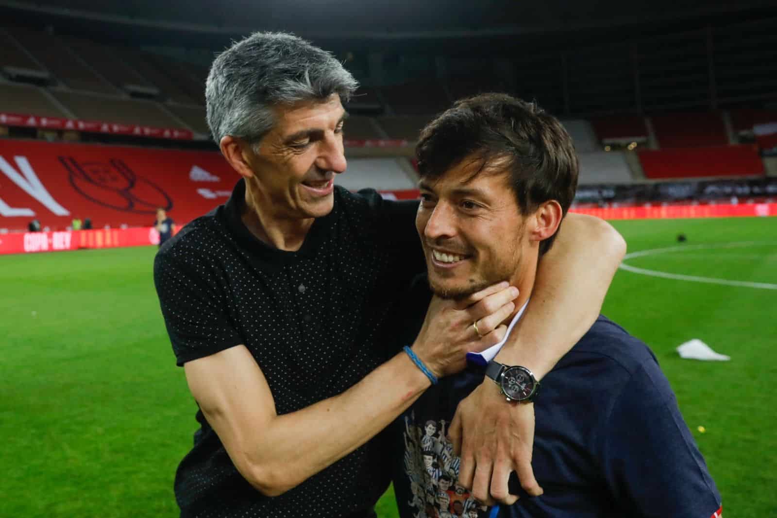 Alguacil y Silva en la celebración de la Copa del Rey. Fuente:https://twitter.com/rfef