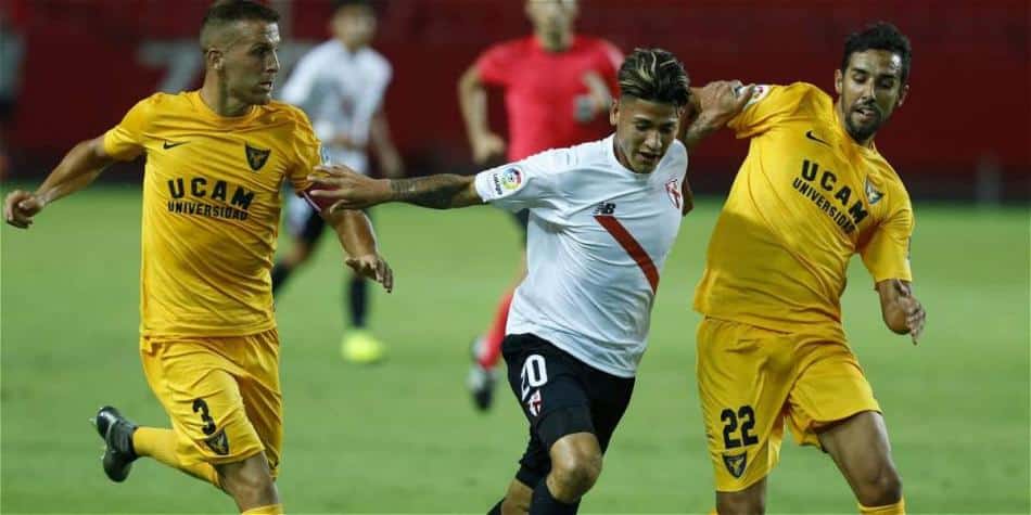 Jorge Carrascal en 2016 con el Sevilla Atlético