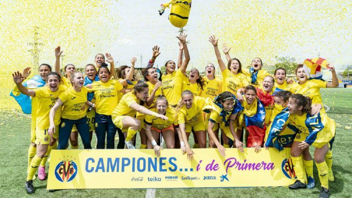 Foto del twitter del villarreal femenino.