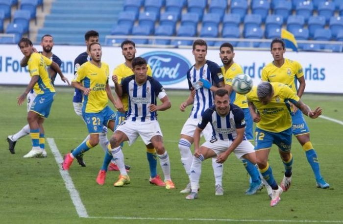 Lance de un UD Las Palmas - SD Ponferradina en la campaña 2019/2020