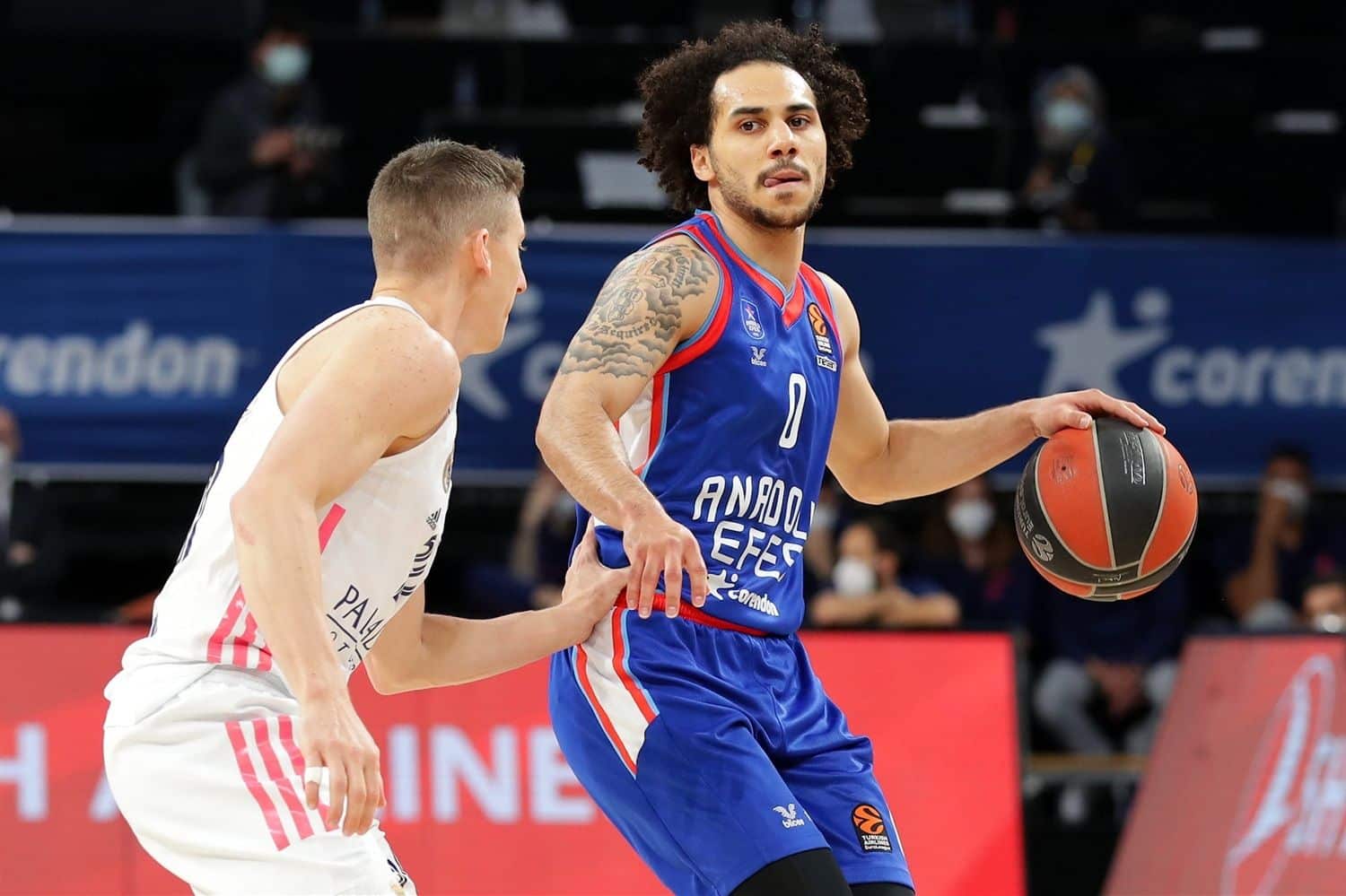 Shane Larkin en una acción del partido. Foto: Euroleague