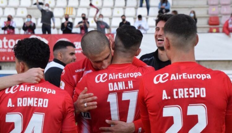 Jugadores del Zamora celebrando un gol