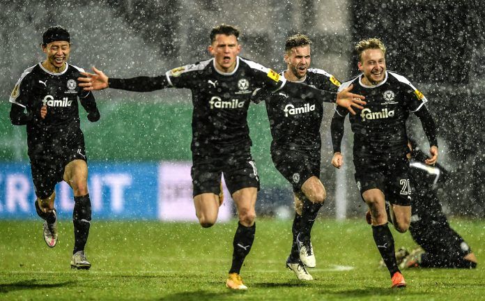 El Holstein Kiel llega al duelo tras haber eliminado al vigente campeón, el Bayern de Múnich. Fuente: DFB Pokal