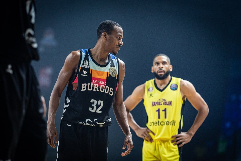 Alex Renfroe y C.J. Harris en una acción del partido. Foto: Basketball Champions League