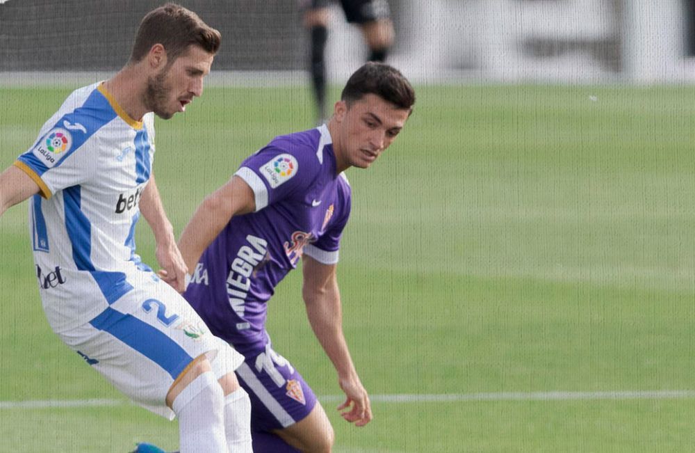 Sergi Palencia y Manu García en Butarque