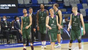 Jugadores del Unicaja en Eurocup