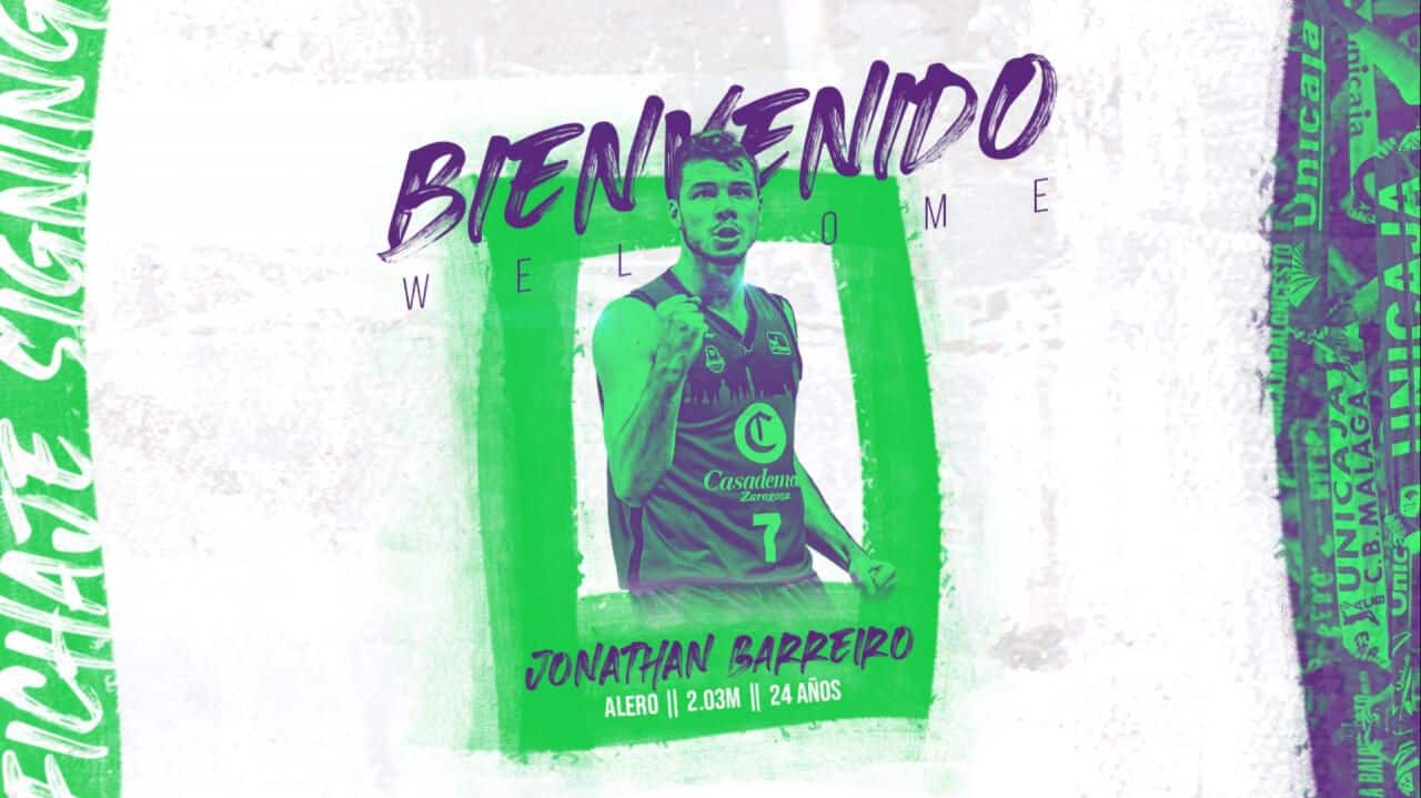 Fichaje de Jonathan Barreiro por Unicaja