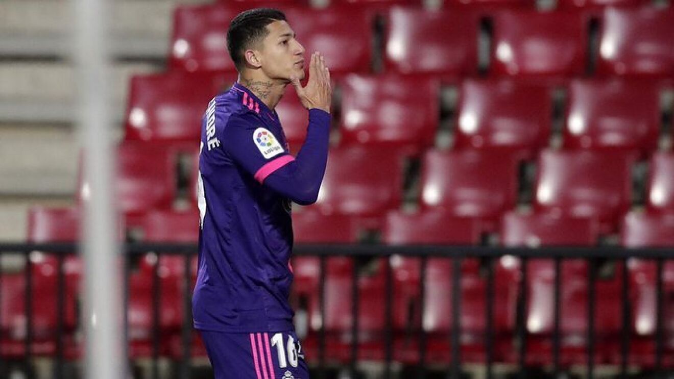 Marcos André con el Real Valladolid