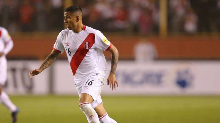 Sergio Peña con la selección peruana