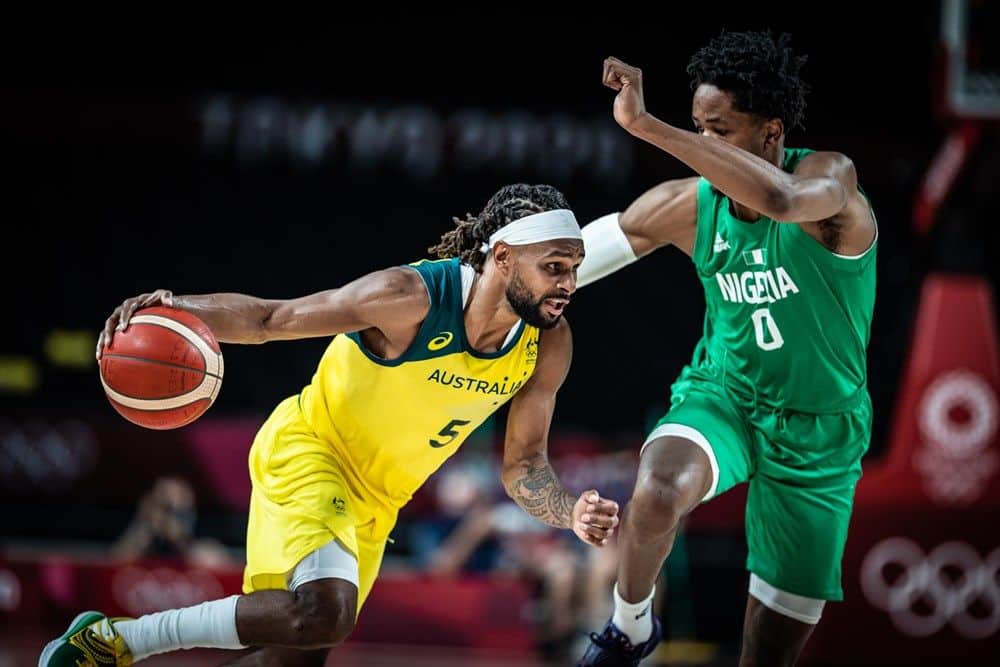 Patty Mills maneja la ofensiva Australiana ante Nigeria