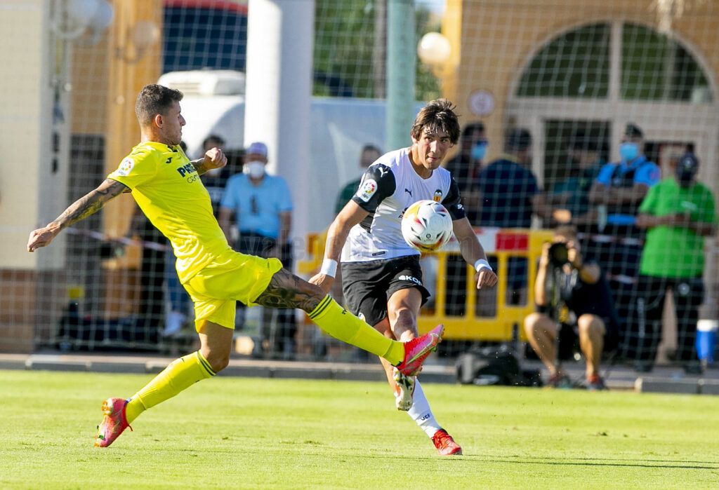 Jesús Vázquez y Dani Raba disputaron un total de 45 minutos| F: Valencia CF