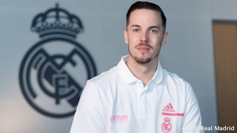 Thomas Heurtel, jugador del Real Madrid. Foto: Real  Madrid.