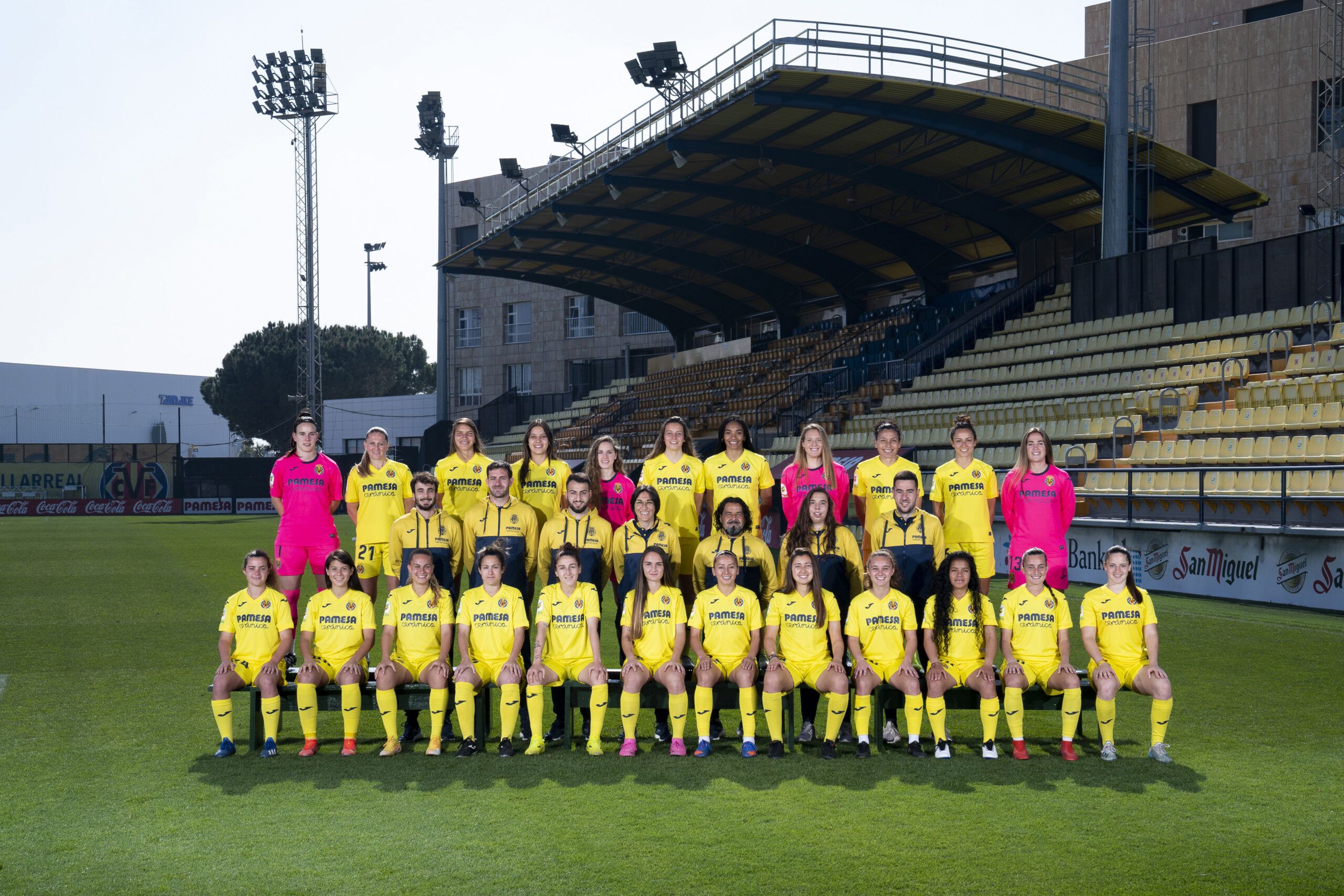 Foto oficial del Villarreal CF Femenino. Temporada 2020/2021