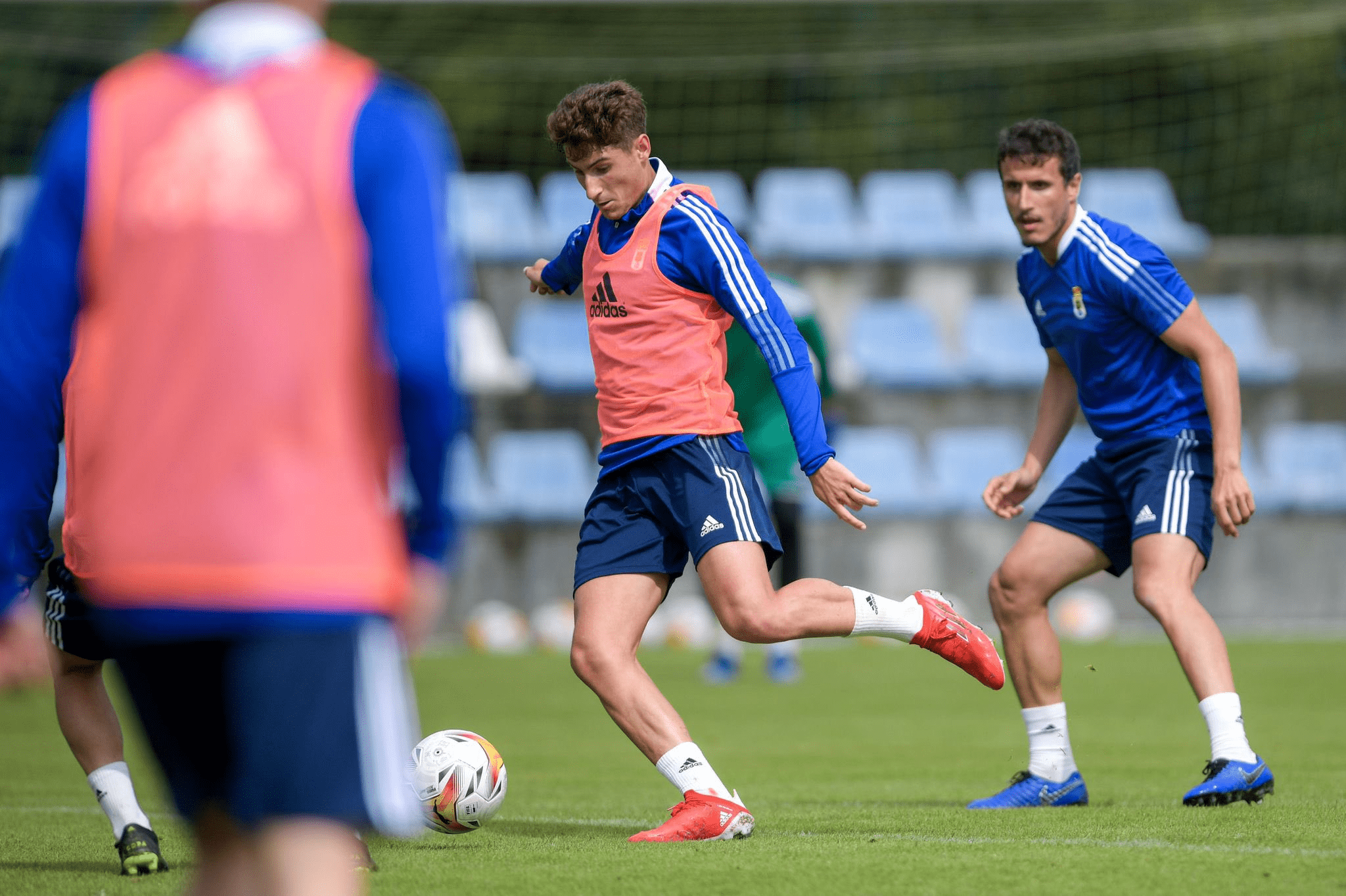 Borja Sánchez en un entrenamiento