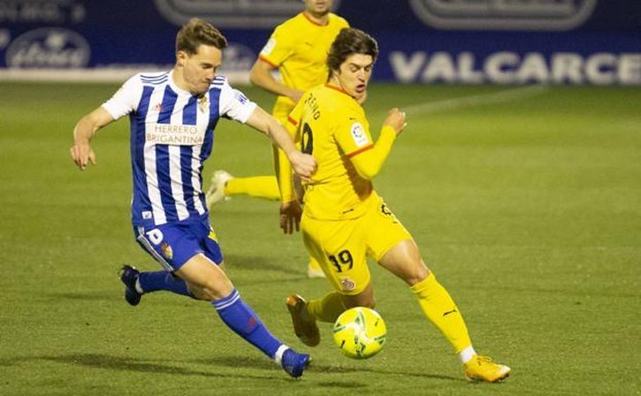 Pablo Larrea esta pasada campaña frente al Girona