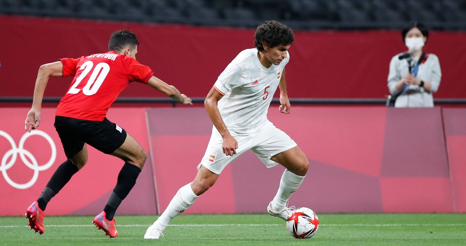 Jesús Vallejo el pasado jueves frente a Egipto en los JJOO
