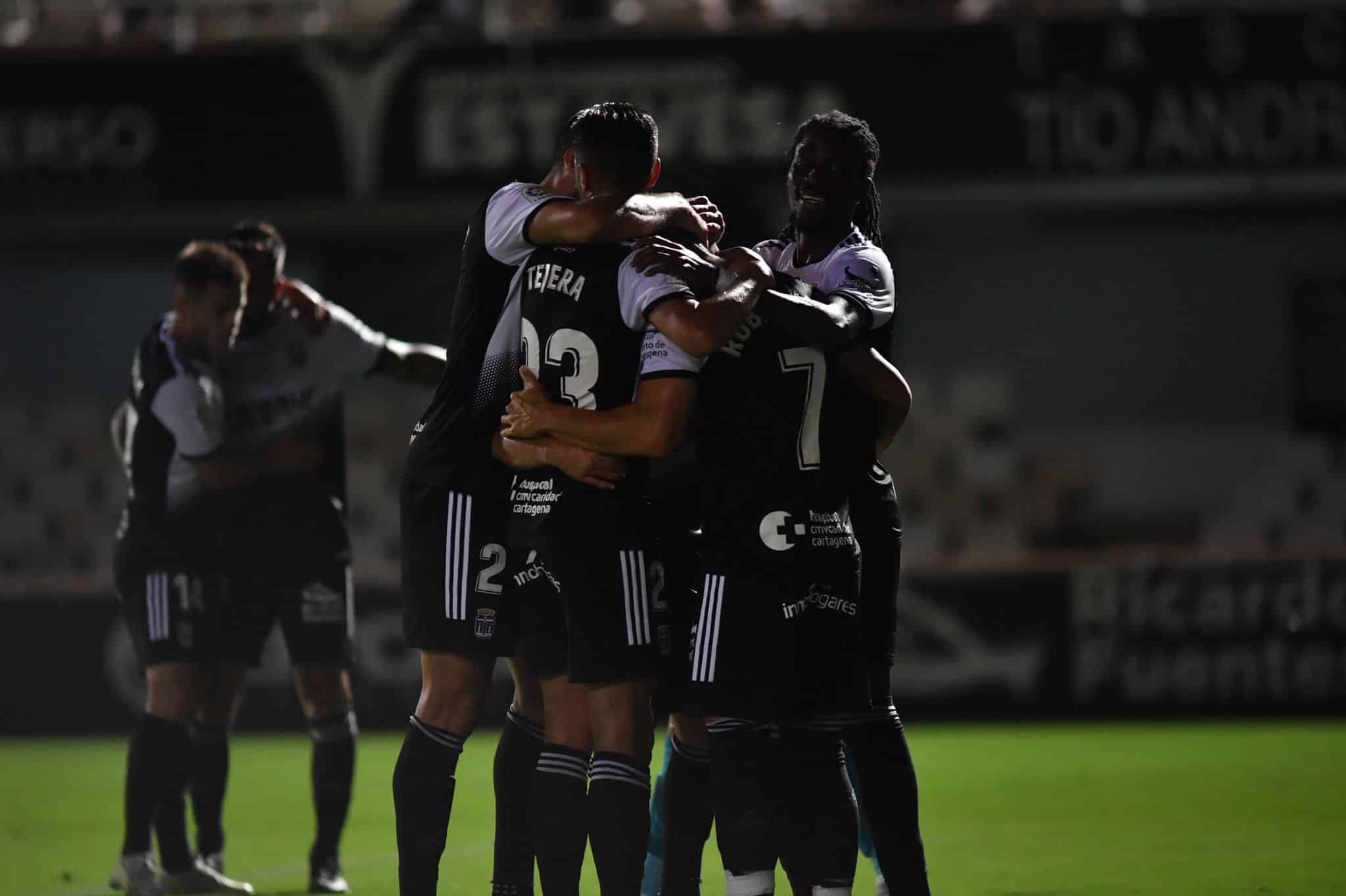 Cartagena celebra un gol