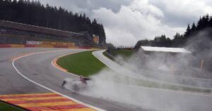 El Gran Premio de Bélgica, la carrera más tormentosa de la historia