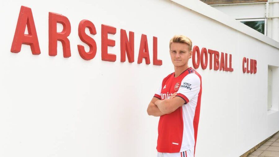 Martin Ødegaard, nuevo jugador del Arsenal Football Club. Foto: Arsenal Football Club.