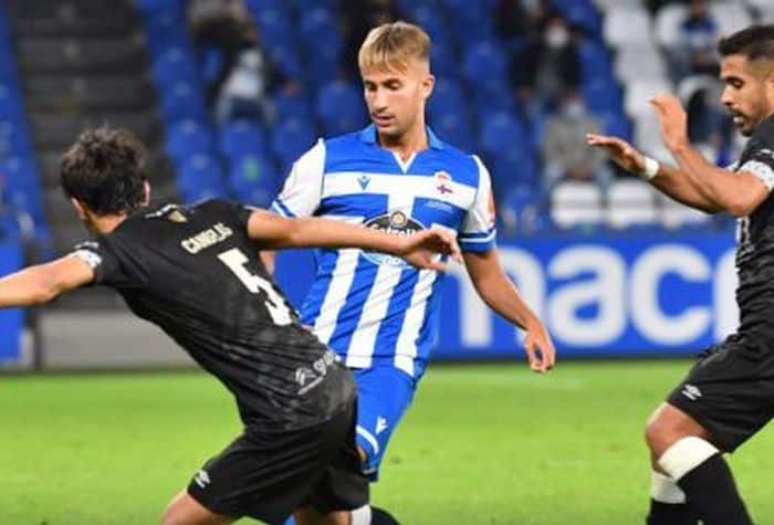 Yago Gandoy en un partido la temporada 20/21