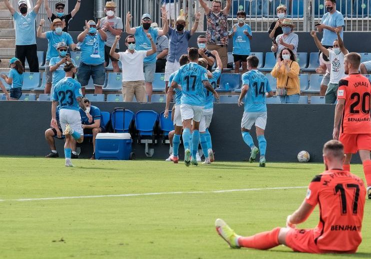Gol de la UD Ibiza al Málaga