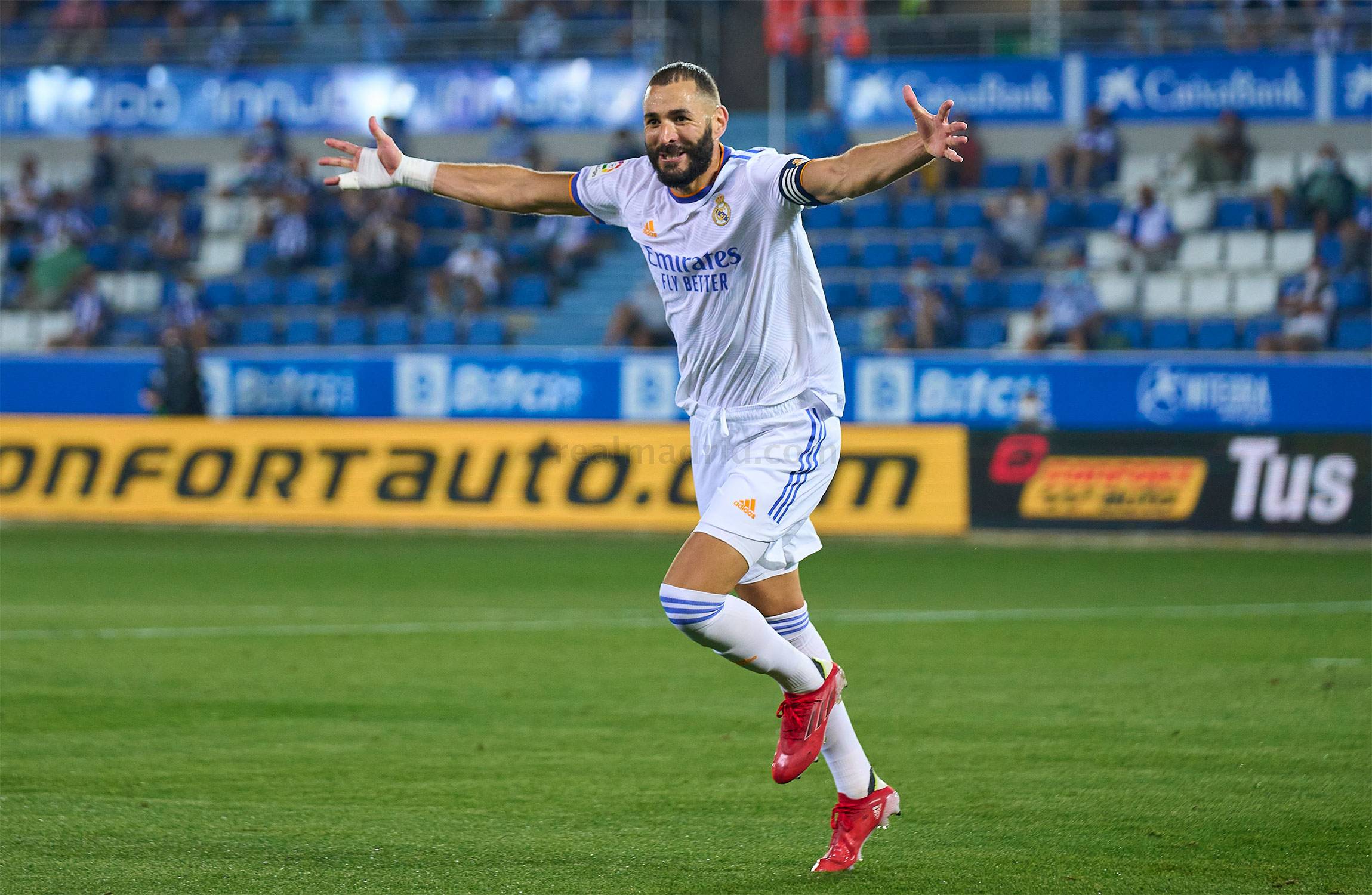 Primeros tres puntos de la temporada para el Real Madrid. Fuente: Real Madrid.