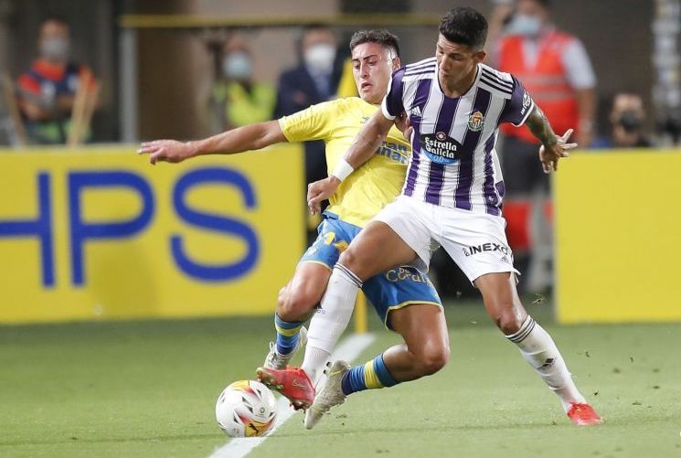 Marcos André en el Estadio de Gran Canaria